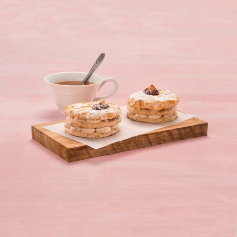 Gros macaron noisette