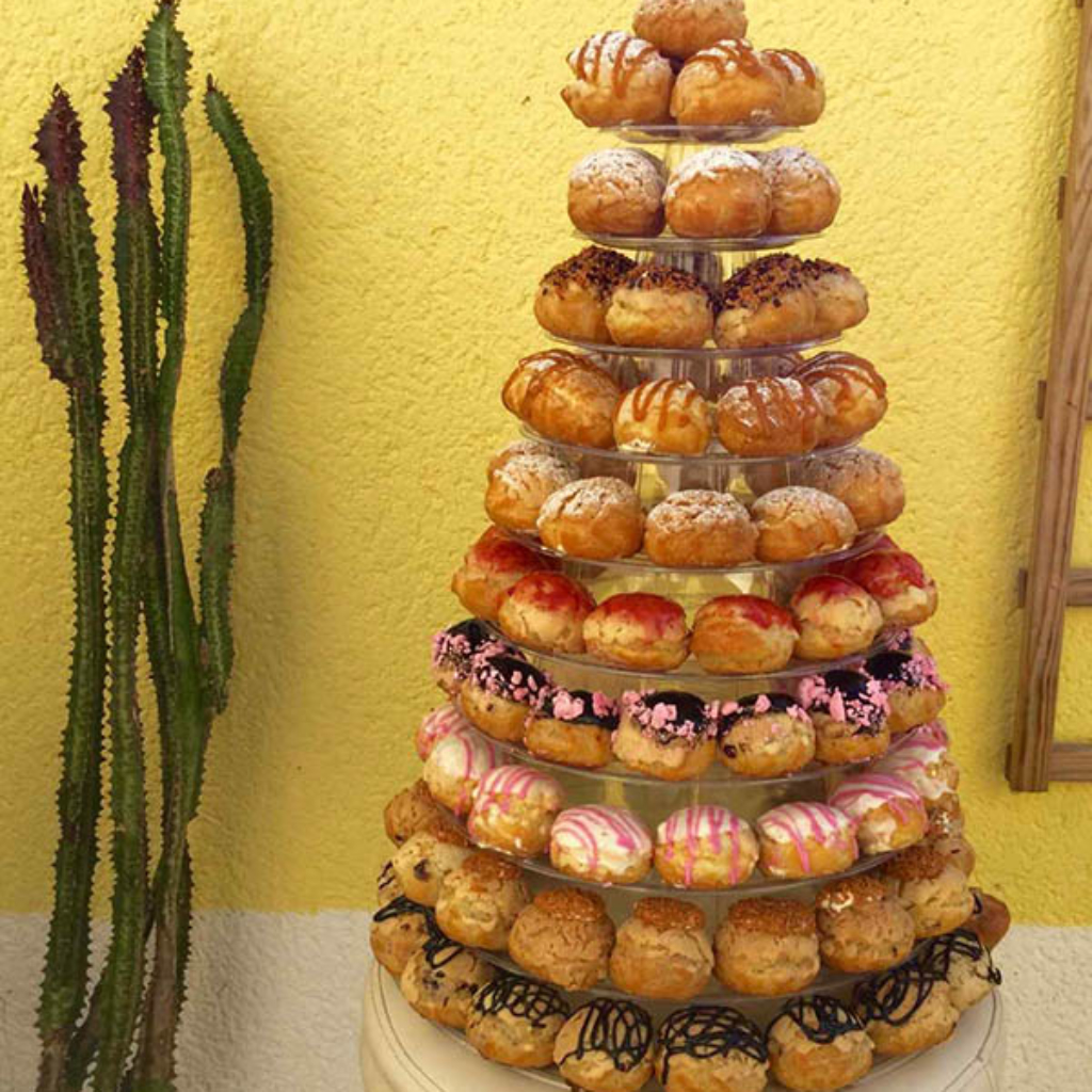 Pyramide de choux pour mariages cocktails