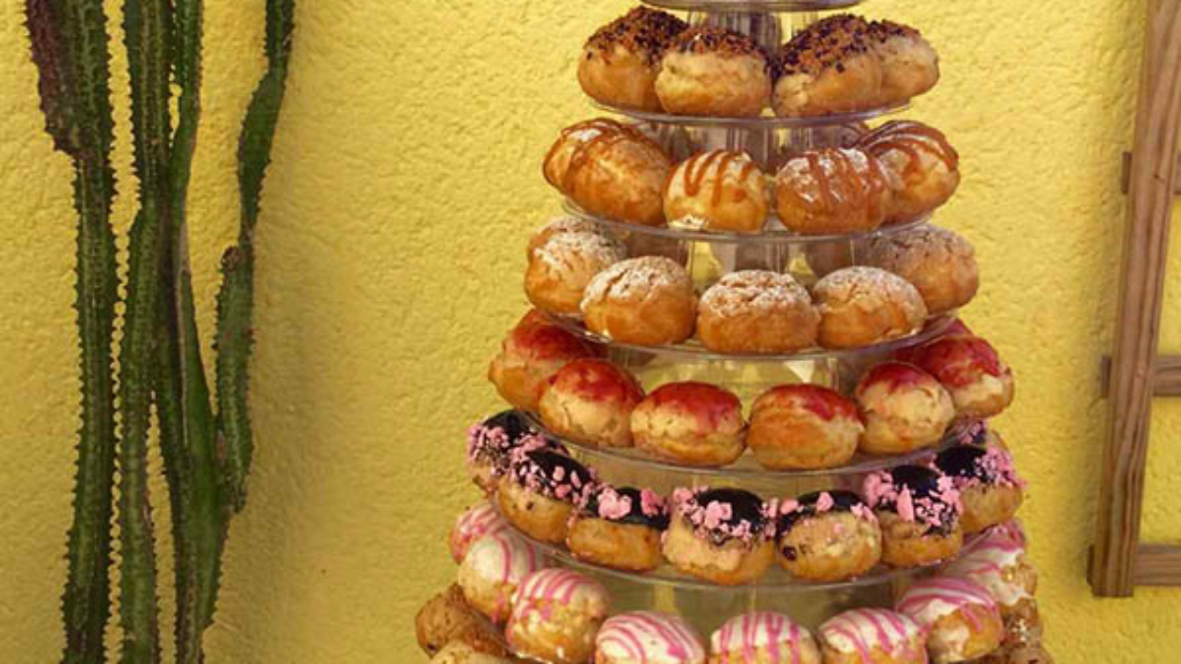 Pyramide de choux pour mariages cocktails