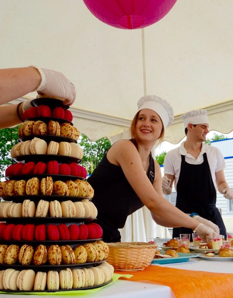 pyramide de macarons